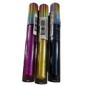 Almay Gel Lipgloss Glitter Blue Yellow Pink Make Up Lip Care Sealed